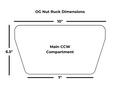 Diagram of OG Nut Ruck dimensions