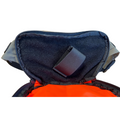 The OG Nut Ruck (Fanny pack) CCW pocket with loop Velcro backing to securely holes your pistol.